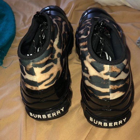 Burberry Leopard Print Sneakers - Picture 2 of 3
